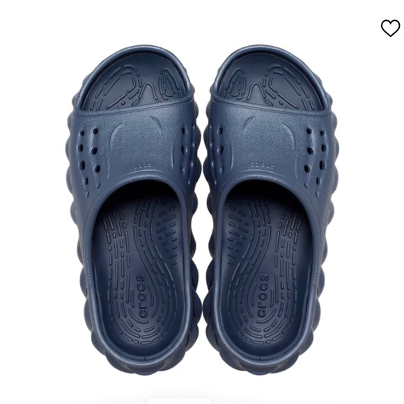 🆕Crocs Echo Slide, Size J-6 Same as Women’s 8. Color: Storm Blue - Picture 2 of 9